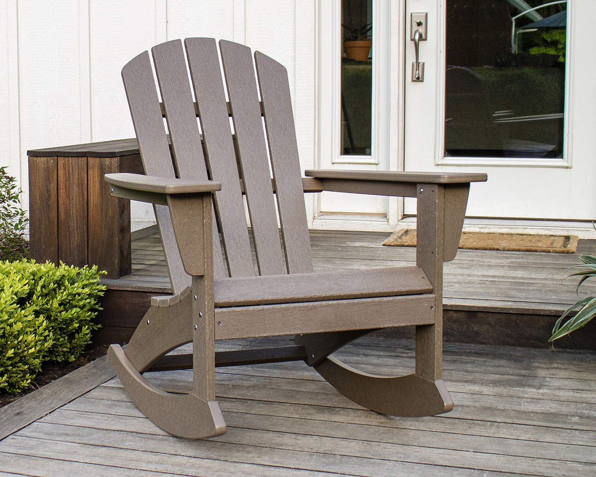 Pacific Blue Adirondack Rocking Chair Q846030