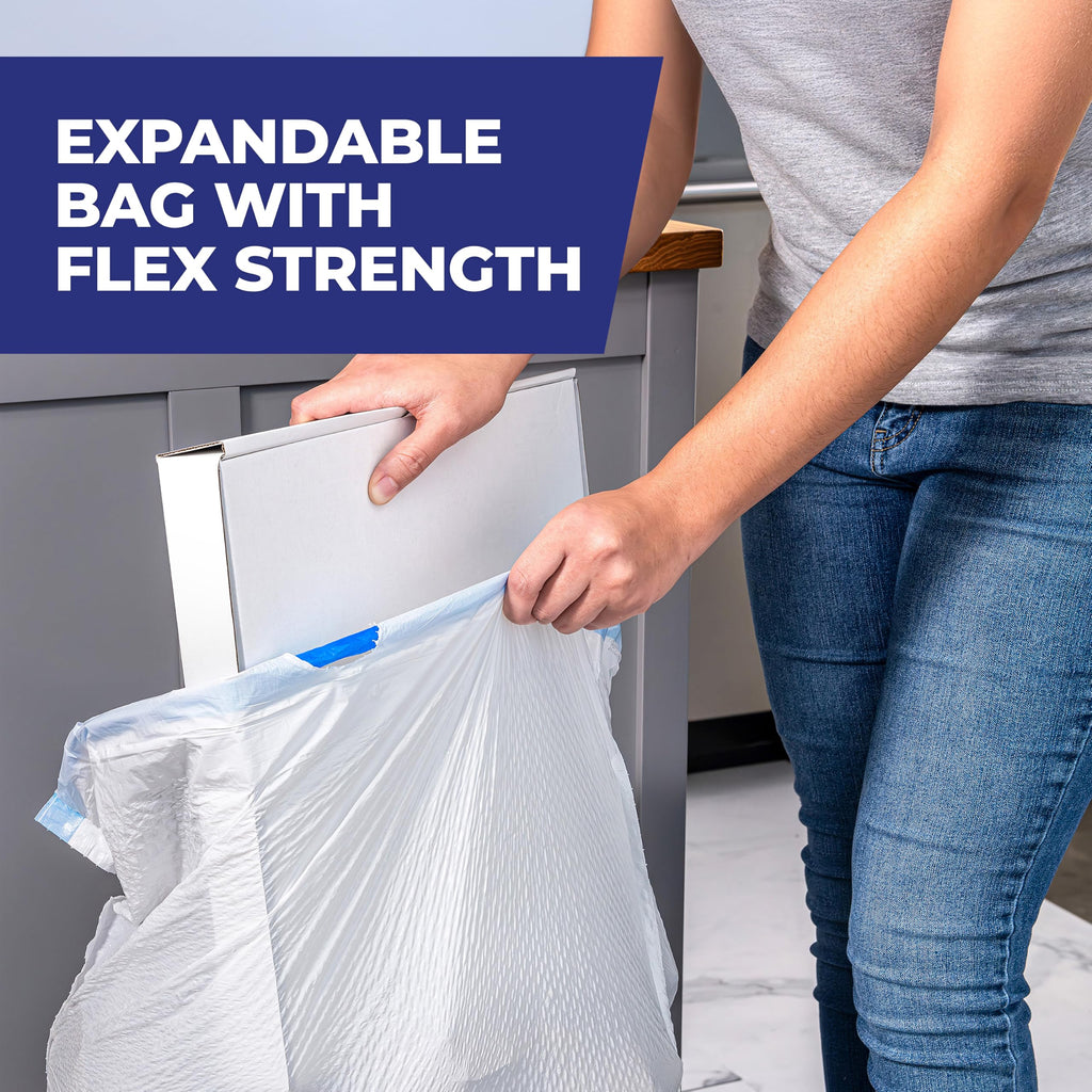13 Gal White Unscented Kitchen Trash Bags T44755