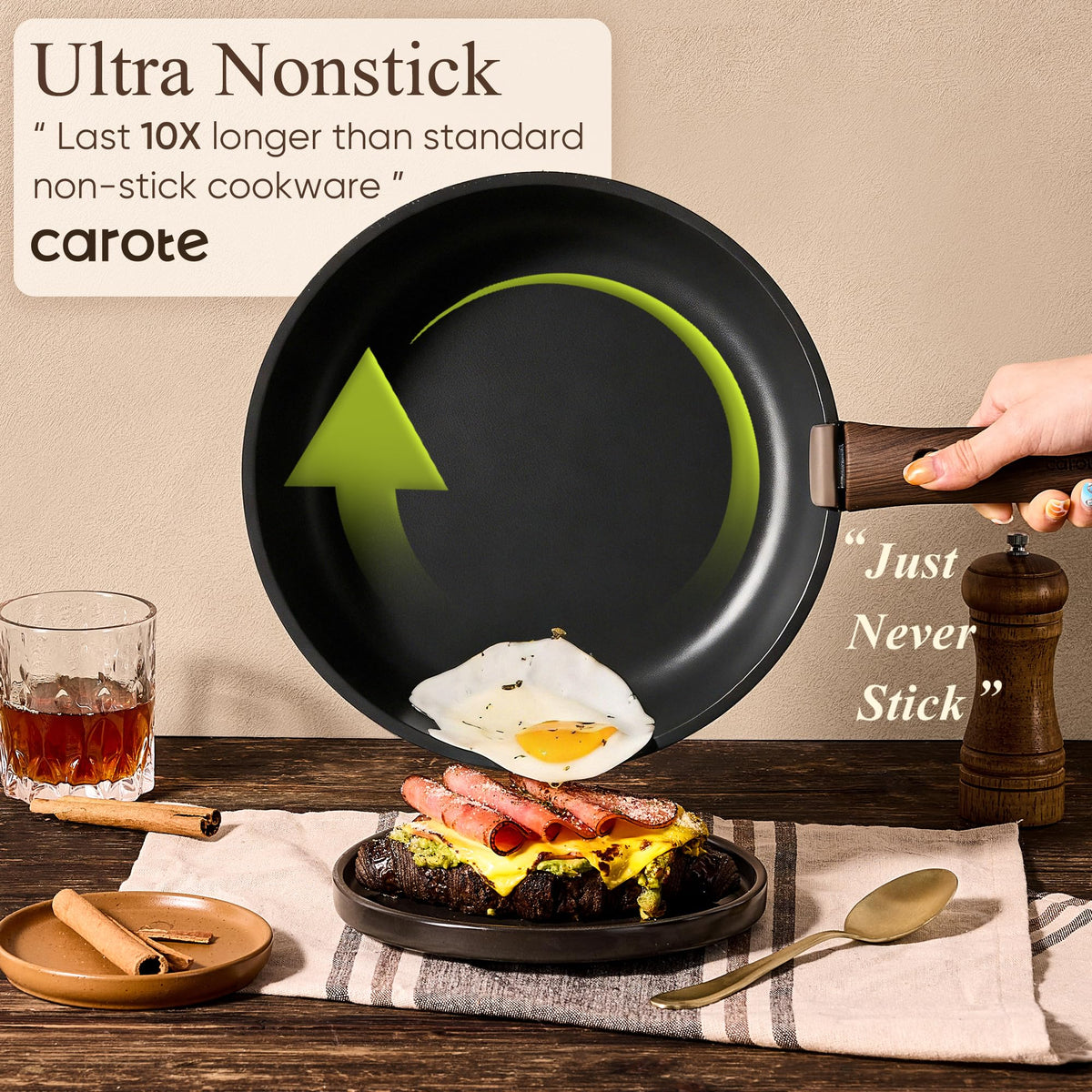 21 Pc Non Stick Cookware Set M11793