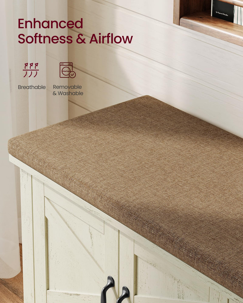 Shoe Bench with Cushion R937
