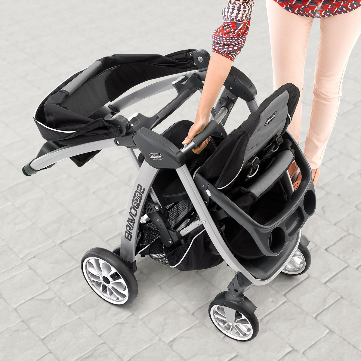 Double Stroller with Child & Parent Tray R5522